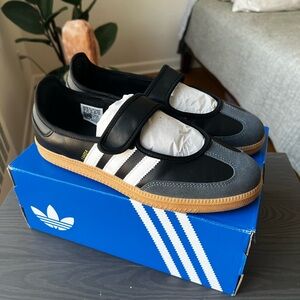 Adidas Black and White Samba Janes